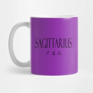 Sagittarius Glyph Planet Element Mug